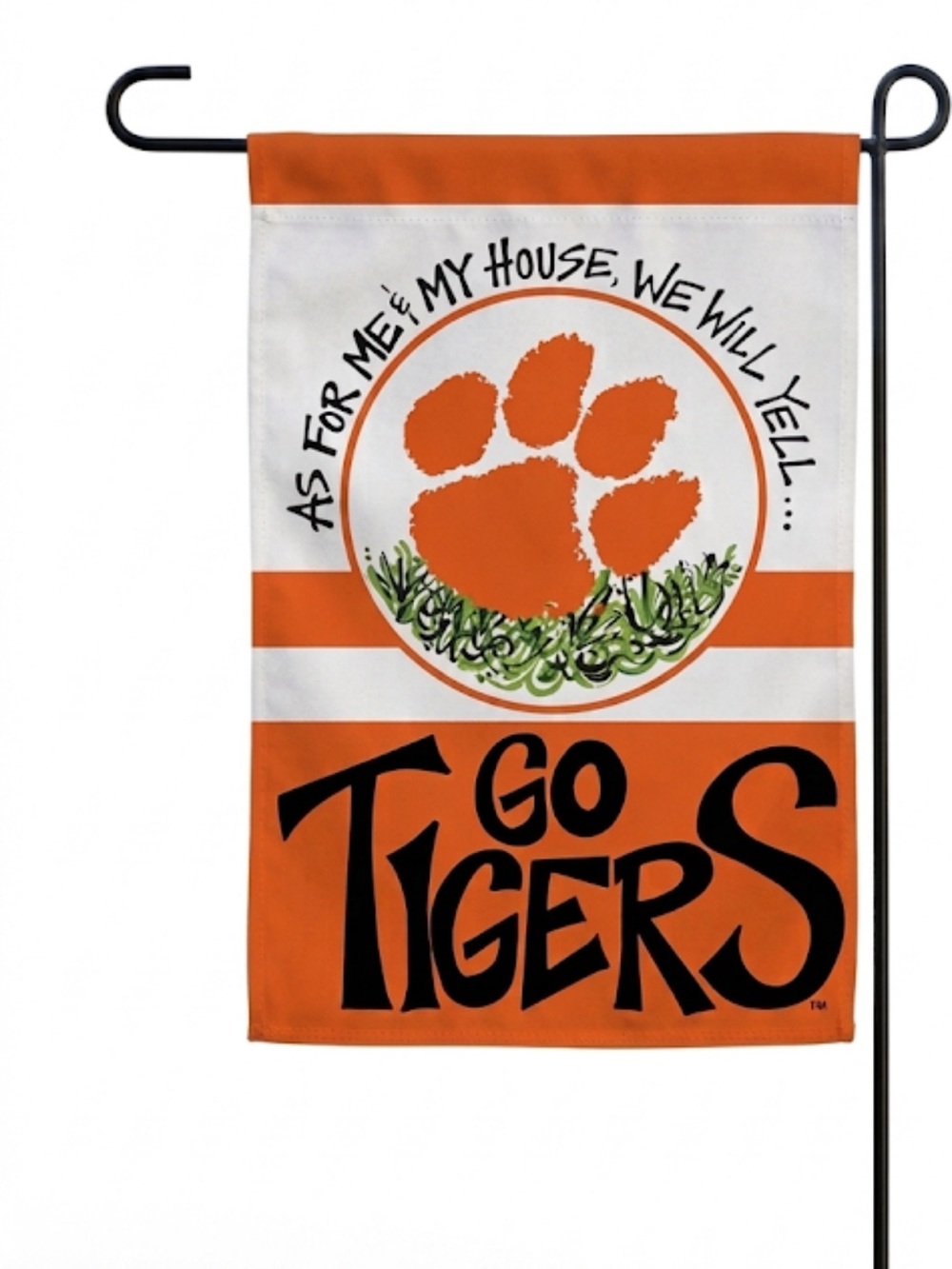 Go Tigers‎ Orange Paw Double-sided Garden Flag NEW